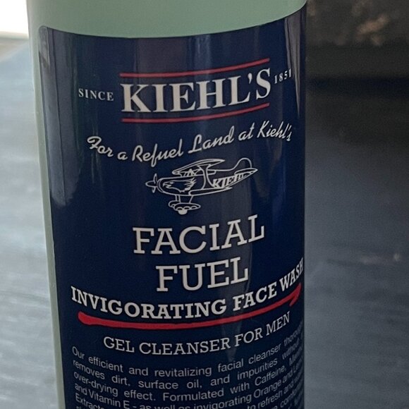 Kiehl's Facial Fuel Face Wash, Refreshing + Invigorating Men's Gel Cleanser - Picture 1 of 4